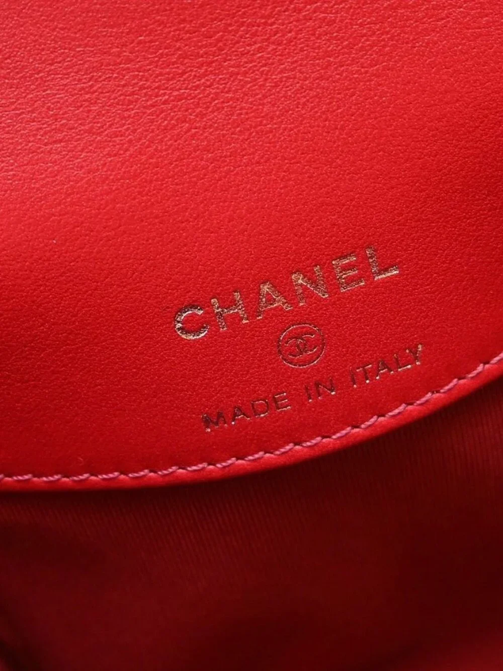 Best07 Chanel Red Lambskin Mini Vanity Shoulder Bag NQ09097